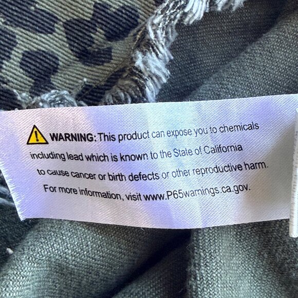 Very J Dress Womens M Green Leopard Print Button Down Pockets Sleeveless Mini - Picture 8 of 8